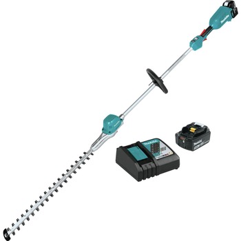 Factory Reconditioned Makita 18V LXT Brushless Lithium-Ion 24 in. Cordless Pole Hedge Trimmer Kit (5 Ah)