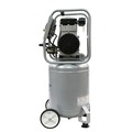 Portable Air Compressors | California Air Tools CAT-10020AC 2 HP 10 Gallon Ultra Quiet and Oil-Free Aluminum Tank Dolly Air Compressor image number 2