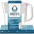 Food Service | Brita 36089CT 6-Cup Denali Water Filter Pitcher with 1 Standard Filter - White (2/Carton) image number 1