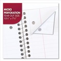 Office Jansan | Mead 05510 (70) 10.5 in. x 7.5 in. Sheets 1-Subject Wide/Legal Rule Spiral Notebook - Randomly Assorted Cover Color image number 4