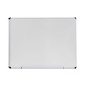 Office Jansan | Universal UNV43724 48 in. x 36 in. Modern Melamine Dry Erase Board with Aluminum Frame - White Surface image number 0