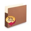 Office Jansan | Smead 73264 3-1/2 in. Expansion Straight Tab File Pocket - Manila/Redrope (10/Box) image number 3