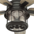 Ceiling Fans | Hunter 59420 52 in. Coral Bay Noble Bronze Ceiling Fan with Light and Integrated Control System-Handheld image number 7