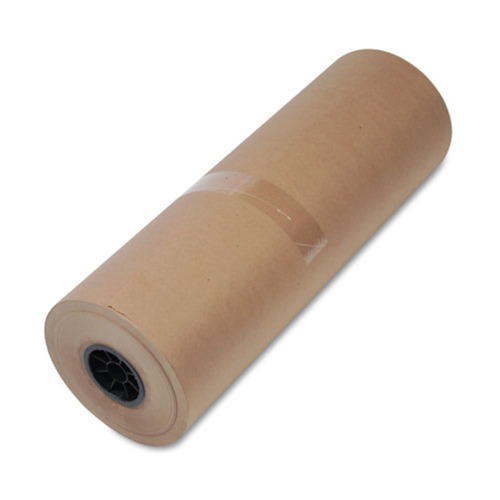 Office Jansan | Universal UFS1300022 24 in. x 900 ft. High-Volume Wrapping Paper - Brown Kraft image number 0