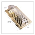 Cleaning & Janitorial Supplies | Deflecto 50 3.87 in. x 9 in. x 2.75 in. Premium Unbreakable Air Deflector - Clear image number 3
