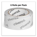 Office Jansan | Universal UNV33100 Heavy-Duty Acrylic 1.88 in. x 54.6 yds. 3 in. Core Box-Sealing Tape - Clear (6/Pack) image number 3
