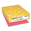 Office Jansan | Astrobrights 22129 8.5 in. x 11 in. 65 lbs. Cover Weight Color Cardstock - Plasma Pink (250/Pack) image number 0
