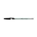 Office Jansan | Universal UNV27420 Fine 0.7 mm Stick Ballpoint Pen - Black Ink, Gray/Black Barrel (1 Dozen) image number 6