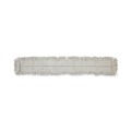 Mops | Boardwalk BWK1660CT 60 in. x 5 in. Cut-End Disposable Cotton Dust Mop Head (12/Carton) image number 0