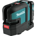 Rotary Lasers | Makita SK105DNAX 12V max CXT Lithium-Ion Cordless Self-Leveling Cross-Line Red Beam Laser Kit (2 Ah) image number 2