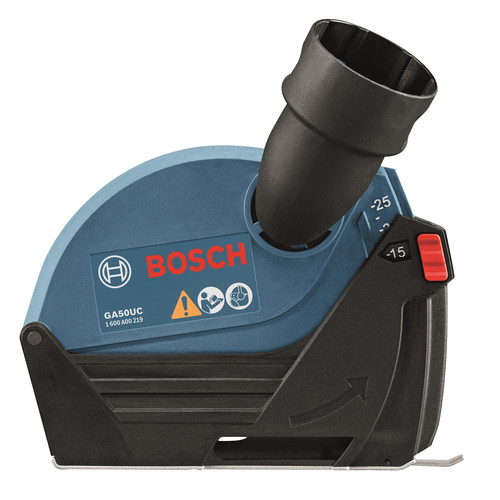 Concrete Dust Collection | Bosch GA50UC 5 in. Small Angle Grinder Dust Collection Attachment image number 0