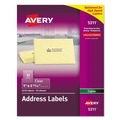 Avery 05311 1 in. x 2.81 in. Copier Mailing Labels - Clear (33-Piece/Sheet 70 Sheets/Pack) image number 0