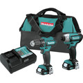 Makita CT232 CXT 12V Max Brushless Lithium-Ion Cordless Drill Driver and Impact Driver Combo Kit (1.5 Ah) image number 0