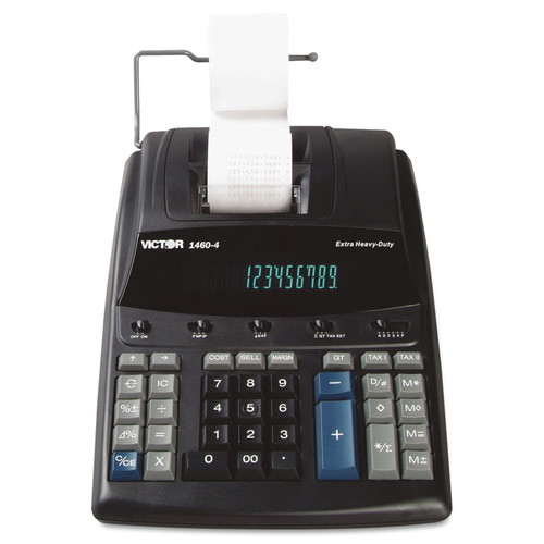 Office Jansan | Victor 1460-4 Black/Red Print 4.6 Lines/Sec Extra Heavy-Duty Printing Calculator image number 0