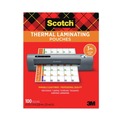 Office Jansan | Scotch TP3854-100 9 in. x 11.5 in. 3 mil Laminating Pouches - Gloss Clear (100/Pack) image number 0