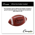 Toys | Champion Sports RFB2 Intermediate Size Rubber Sports Ball For Football - Brown image number 2