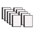 Office Jansan | ACCO A7026101A 8.5 in. x 11 in. 0.5 in. Capacity Prong Fastner Vinyl Report Cover - Clear/Black (10/Pack) image number 3