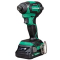 Impact Drivers | Metabo HPT WH18DEXM 18V MultiVolt Lithium-Ion Brushless Cordless Impact Driver Kit (2 Ah) image number 1