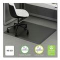 Office Jansan | Deflecto CM24242BLKSS Ergonomic 53 in. x 45 in. Sit Stand Mat - Black image number 7