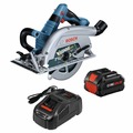 Circular Saws | Factory Reconditioned Bosch GKS18V-26LB14-RT 18V PROFACTOR Brushless Lithium-Ion 7-1/4 in. Cordless Strong Arm Blade-Left Circular Saw Kit (8 Ah) image number 0