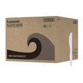 Cutlery | Boardwalk BWK KNIFEMWPS Mediumweight Polystyrene Cutlery Knife - White (1000/Carton) image number 0