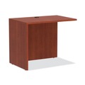  | Alera ALEVA353624MC 35 in. x 23.63 in. x 29.5 in. Valencia Series Reversible Return/Bridge Shell - Medium Cherry image number 0