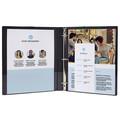 Office Jansan | Avery 03301 1 in. Capacity 11 x 8.5 Economy Non-View Binder with 3 Round Rings - Black image number 3