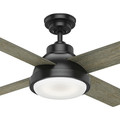 Ceiling Fans | Casablanca 59435 44 in. Levitt Matte Black Ceiling Fan with LED Light Kit and Wall Control image number 3