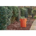 Trash & Waste Bins | Rubbermaid Commercial 2119308 Brute 32 gal Resin Container - Round Orange image number 8