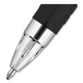 Pens | uni-ball 1790895 Signo 207 Bold 1 millimeter Retractable Gel Pen - Black Ink/Smoke/Black Barrel (1-Dozen) image number 3