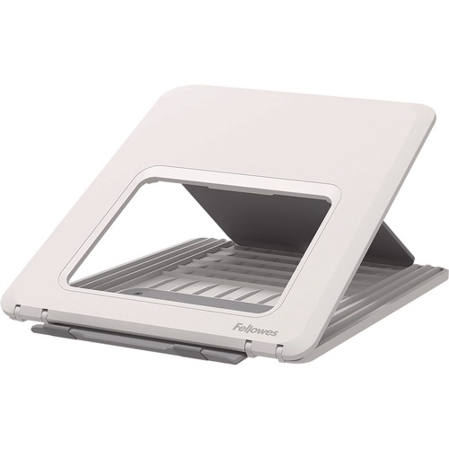 Office Jansan | Fellowes Mfg Co. 100098501 9.25 in. x 10.55 in. x 0.55 in. to 8 in. Supports Up to 8.8 lbs. Breyta Laptop Stand - White image number 0