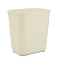 Trash & Waste Bins | Rubbermaid Commercial FG254300BEIG 7 gal. Fiberglass Wastebasket - Beige image number 0