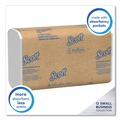 Paper Towels and Napkins | Scott 3623 10.13 in. x 13.15 in. 1-Ply Essential C-Fold Towels - White (9 Packs/Carton) image number 3