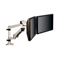 | 3M MA265S 360 deg Rotation, plus90/-15 deg Tilt, 360 deg Pan Easy-Adjust Desk Dual Arm Mount for 27 in. Monitors - Silver image number 4