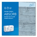 Paper Towels and Napkins | Scott 01960 7.8 in. x 12.4 in. 1-Ply Pro Scottfold Towels - White (175 Towels/Pack, 25 Packs/Carton) image number 3