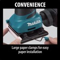  | Makita BO4556 2 Amp 1/4 in. Sheet Finishing Sander image number 4