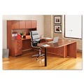 Labor Day Sale! Save $30 off $199! | Alera ALENR4119 Neratoli Series 17.32 in. to 21.25 in. Seat Height 275 lbs. Capacity High-Back Slim Profile Faux Leather Chair - Black Seat/Back, Chrome image number 9
