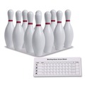 Toys | Champion Sports BP10 Plastic Bowling Pin Set - White (10/Set) image number 0