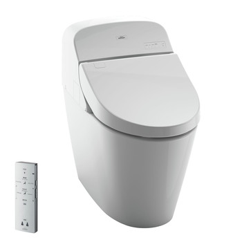 TOTO MS920CEMFG#01 WASHLET G400 1.28 GPF & 0.9 GPF Toilet (Cotton White)