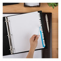 Office Jansan | Avery 11440 Index Maker 11.25 in. x 9.25 in. 5-Tab Extra Wide Tab Print and Apply Clear Label Dividers - White/White Tabs (5/Pack) image number 1