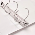 Office Jansan | Avery 05741 3 Round Rings 3 in. Capacity 11 in. x 8.5 in. Economy View Binder - White image number 6