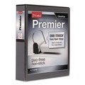 Office Jansan | Cardinal 10321CB 11 in. x 8-1/2 in. ClearVue 3-Ring 2 in. Capacity Easy Open Slant-D Ring Binder - Black image number 0