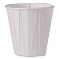 Cups and Lids | SOLO 450-2050 Paper Portion Cups 3.5 oz White 100/Pack image number 1