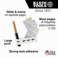 Specialty Accessories | Klein Tools 56250 1 - 48 Wire Marker Book image number 2