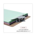  | Universal UNV40304VP 1.25 in. Clip Capacity 8.5 in. x 11 in. Hardboard Clipboard - Brown (3/Pack) image number 3