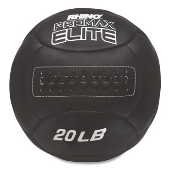 Champion Sports Rhino Promax Elite 20 lbs. Medicine Ball - Black