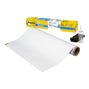 Post-it 36 in. x 24 in. Easy Erase Permanent Marker Whiteboard Surface - White