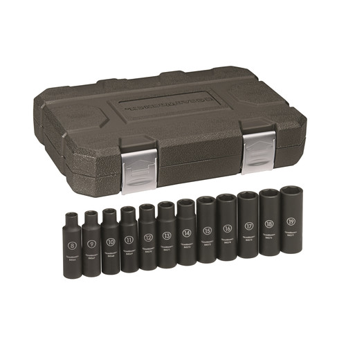 Sockets | GearWrench 84944 12-Piece Metric 1/2 in. Drive Deep Impact Socket Set image number 0