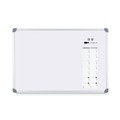 Office & Office Supplies | Quartet 79378 36 x 24 Euro-Style Magnetic Dry-Erase Aluminum Frame Boards - White Surface/Silver Aluminum Frame image number 0