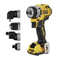 Batteries | Factory Reconditioned Dewalt DCD703F1R 12V MAX XTREME Brushless Lithium-Ion Cordless 5-In-1 Drill Driver Kit (2 Ah) image number 2